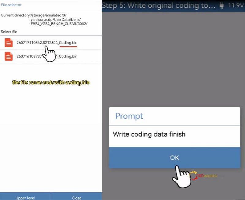 How to Use Yanhua ACDP Module Clone Benz VGS4-0 NAG2