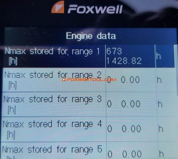 FoxwellNT530オイル交換は完全な日付を記入することができません