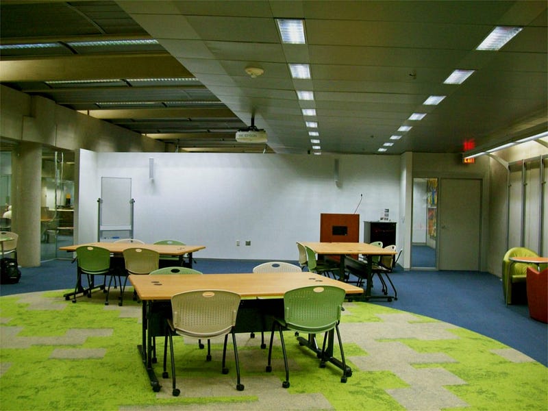 Photograph of the interior of HIVE