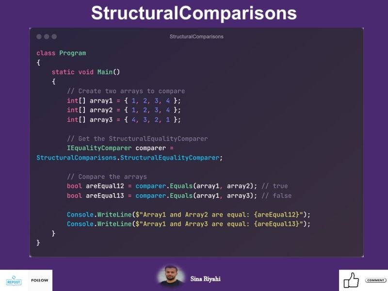 StructuralComparisons