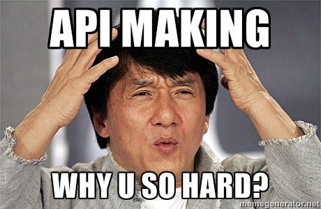 Source: My first experience creating an API