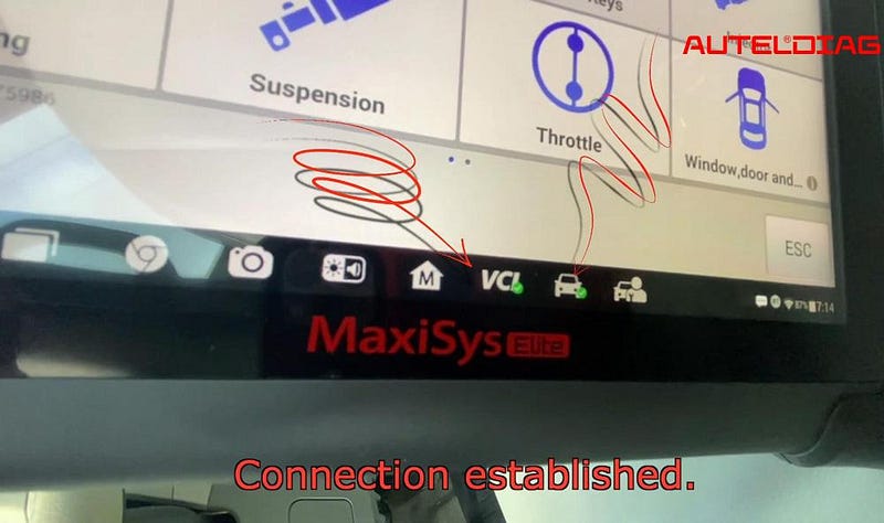 Autel MaxiSys Elite یک کلید هوشمند برای Toyota Sienna اضافه می کند