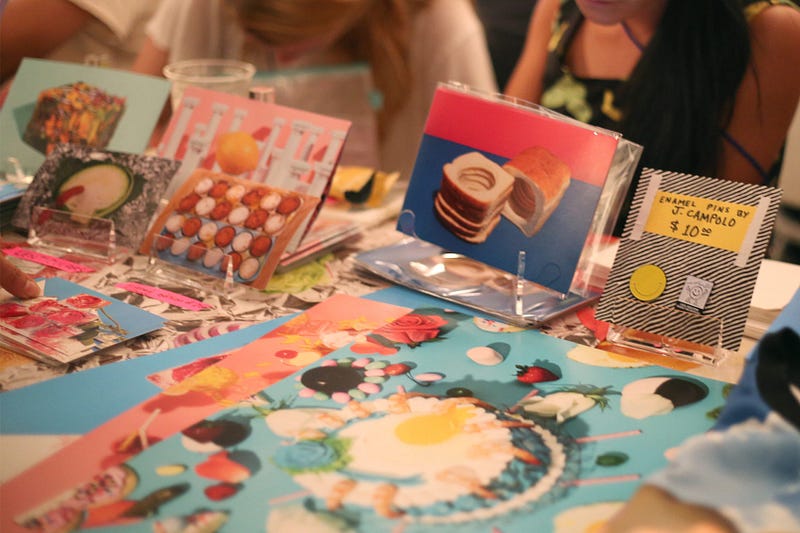 LAZY MOM's zine booth (meet the design duo in this week's Classic Stories feature here).