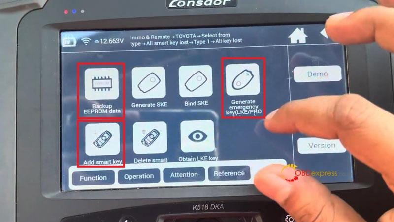 Lonsdor K518 Program 2012–2020 Toyota Yaris All Keys Lost