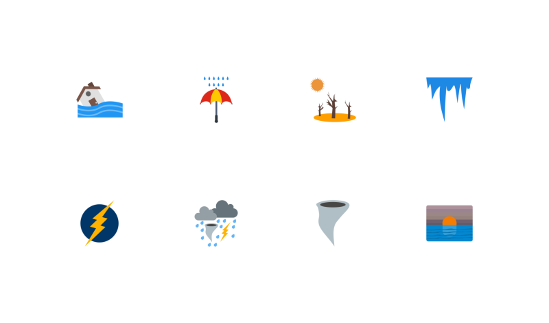 Weather Flat icons by IYIKON ...