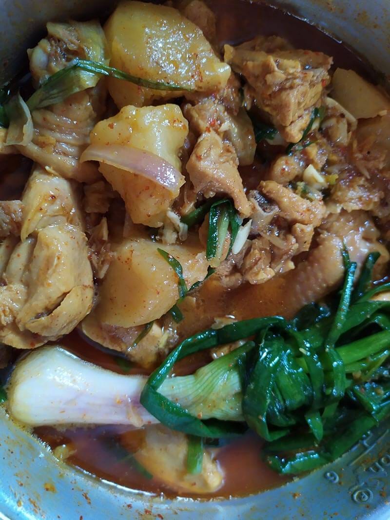 Traditional chicken stew