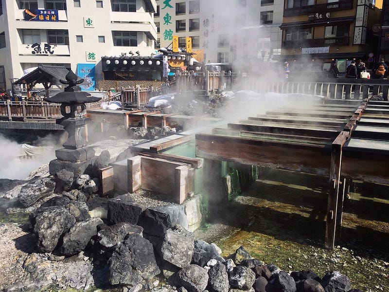 Thanks to the nearby active volcano, Kusatsu is more than a small onsen town and is one of the best in Japan