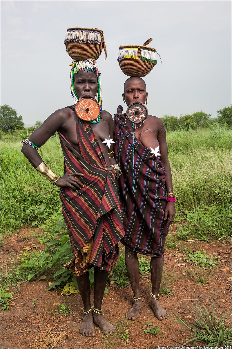 Mursi tribe, Ethiopia / Племя мурси в Эфиопии
