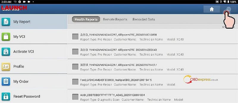 Launch X431 PAD VII Online Support and Remote Assistance Guide