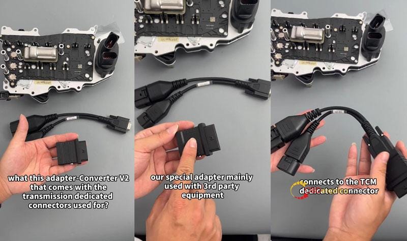 OBDSTAR TCM Dedicated Connectors Collection_Instruction