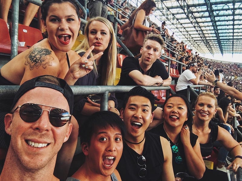 SQUAD at Beyonce