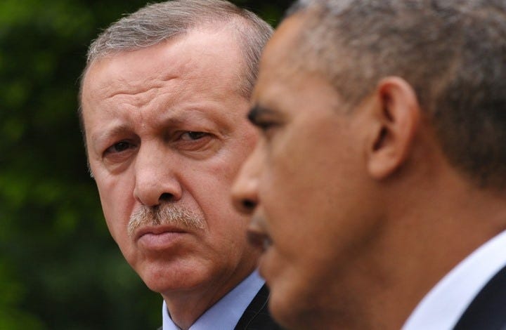 أوباما يلتقي أردوغان الأحد مع استمرار العملية التركية بسوريا