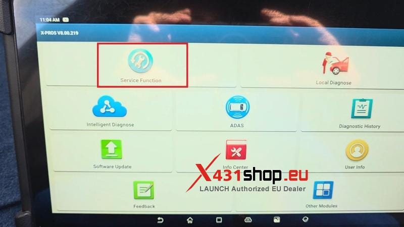How to Check Benz W213 Real Mileage with LAUNCH X431 PAD7