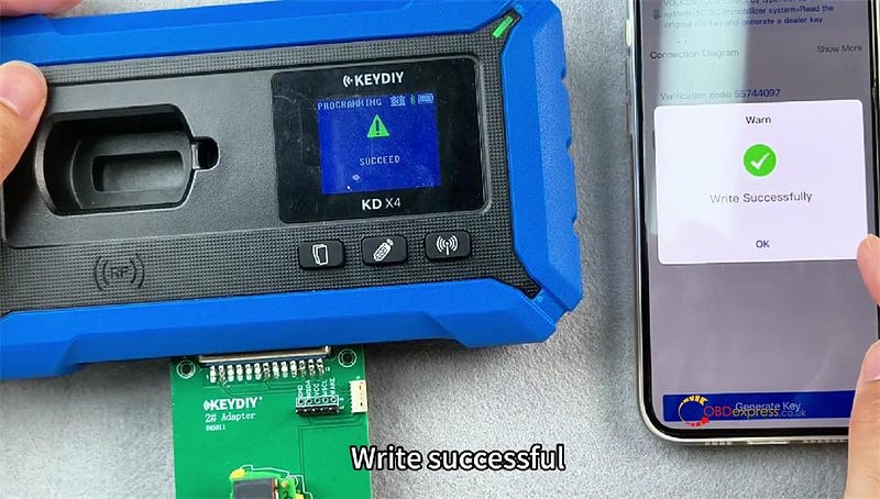 How to Modify Key ID by KEYDIY KD-X4 and FGB25 FGB08 Keys