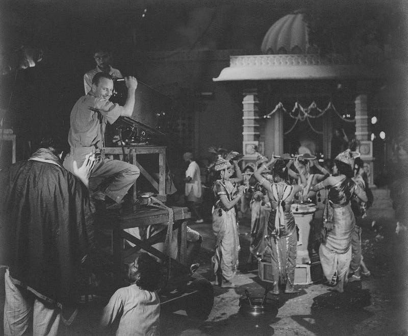 Ellis R Dungan directing ‘Meera’. Courtesy West Virginia State Archives, USA.