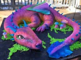 An animal theme Designer Cake being eaten at a party