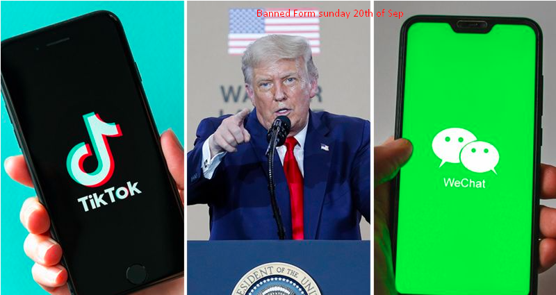 TikTok & WeChat banned by US Government