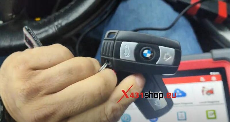 راه اندازی X431 IMMO Plus راهنمای کاربر: کلید BMW CAS3+ را اضافه کنید