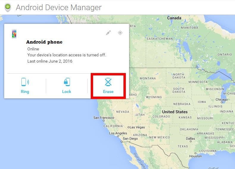 Hard reset Samsung galaxy