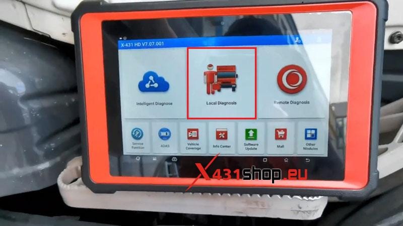 LAUNCH X431 PAD5 HD3 Write Scania Fuel Pressure Reference Value