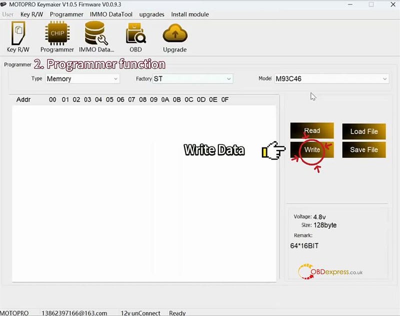 MOTOPRO Key Programmer User Manual_Registration and Update