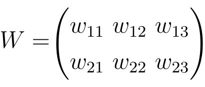 Weight Matrix