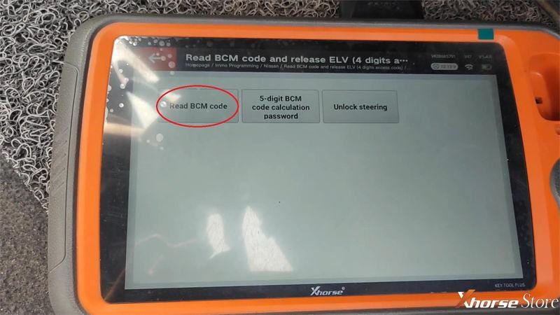 Nissan Datsun add key use Xhorse VVDI Key Tool Plus