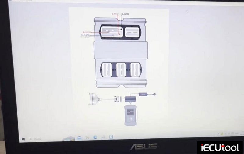 Launch Xprog3 PC Adapter Read Audi Q8 MD1CP001 ECU