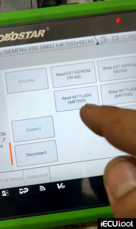 Renault Siemens SIM32 IMMO OFF by OBDSTAR G3