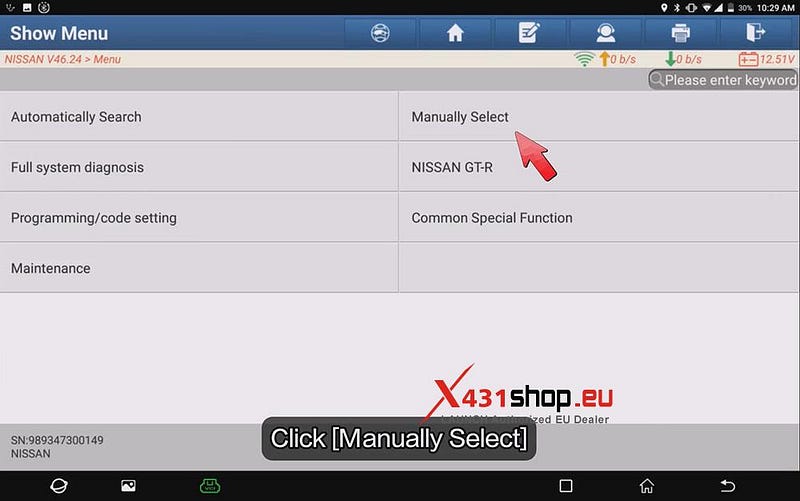 LAUNCH X431 PAD_Adjust Target Ignition Timing on Nissan X-TRAIL