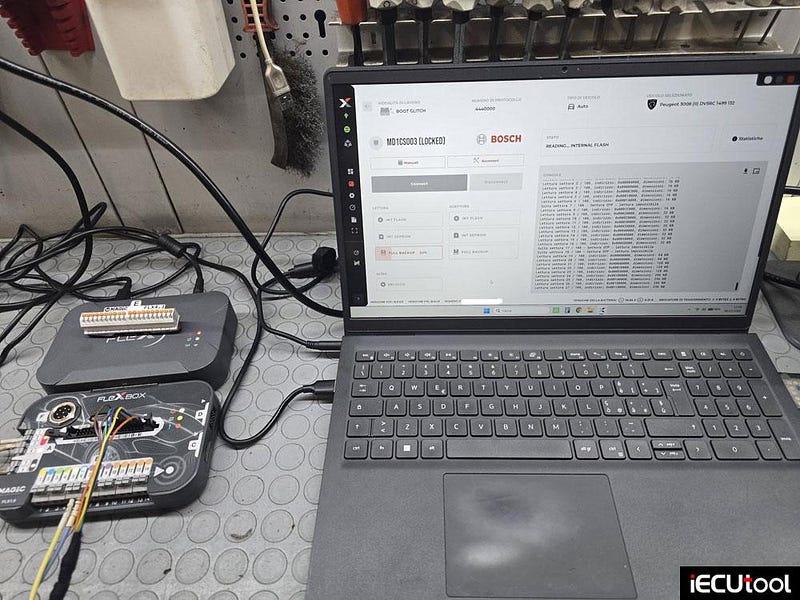 Flex Boot Glitch Unlock Peugeot 3008 MD1CS003 ECU