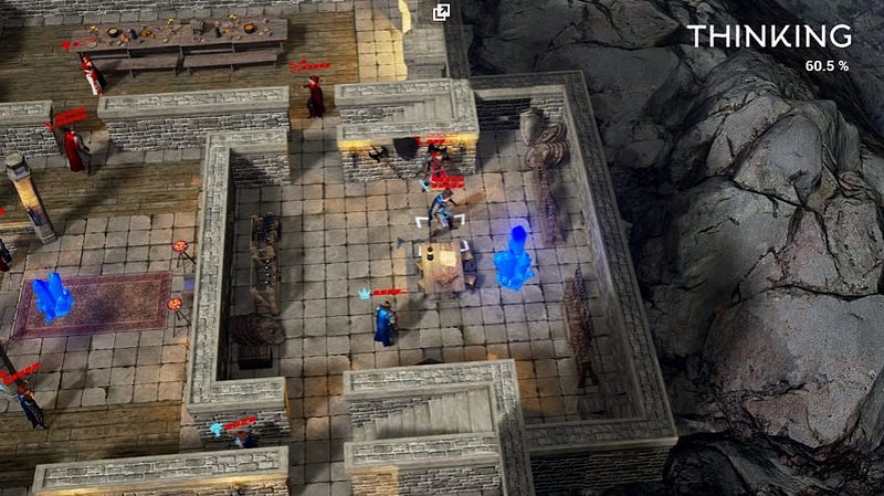 Now #AI in the #Game is ten times smarter than it was #UE4 #WIP #GameDev #GameMaking #PCGame