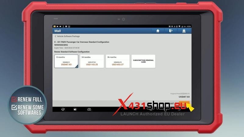    LAUNCH X431 PAD V Elite