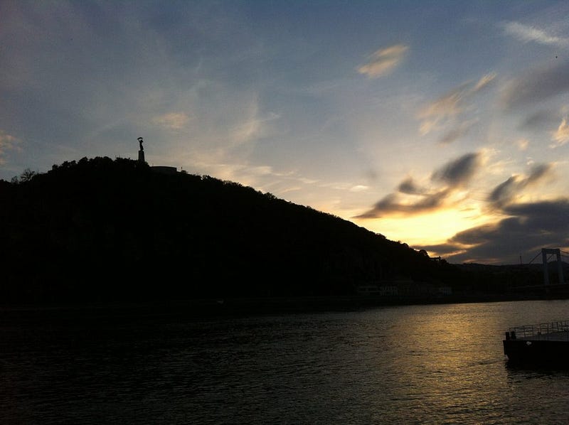 Earth Day Sunset on the Danube