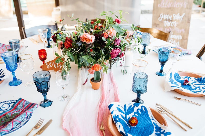 reception table - http://ruffledblog.com/fiesta-inspired-san-diego-wedding