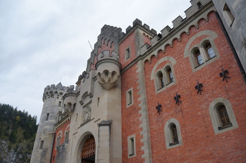 Exterior of Neuschwanstein Castle