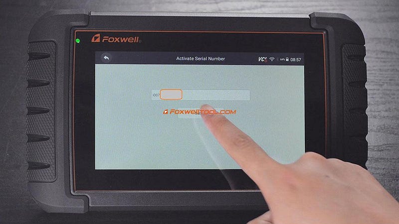 FoxwellNT809のアクティベーションとアップグレード
