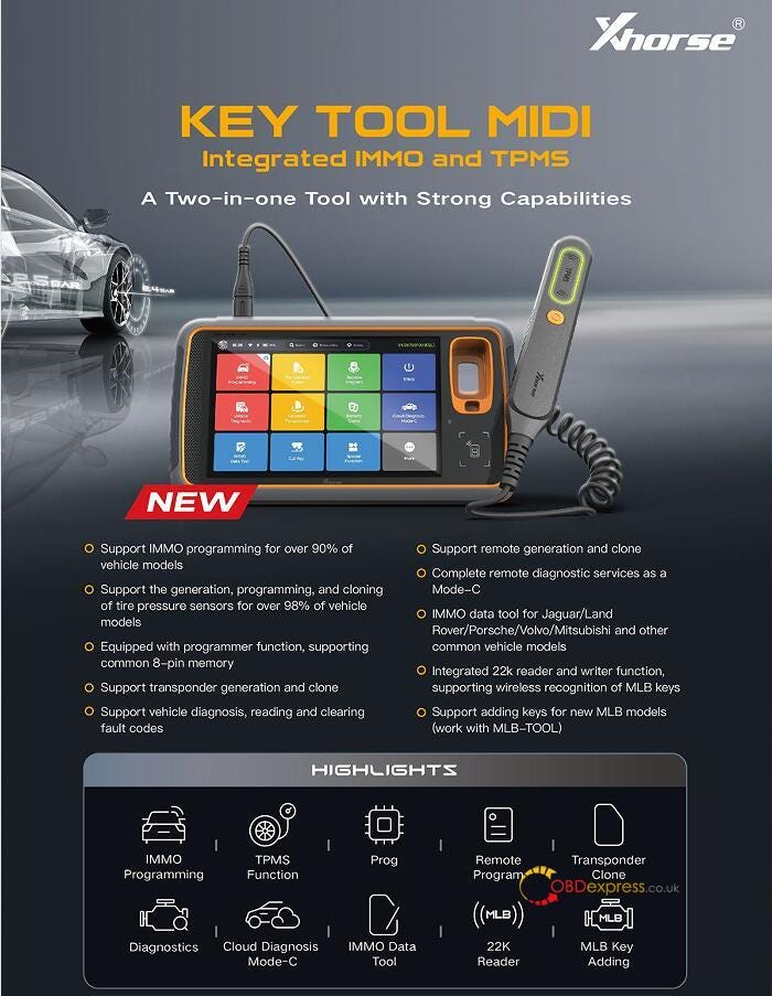 What is Xhorse Key Tool MIDI