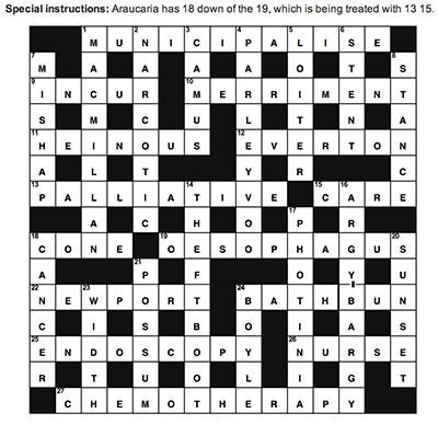 Dissertation paper crossword puzzles