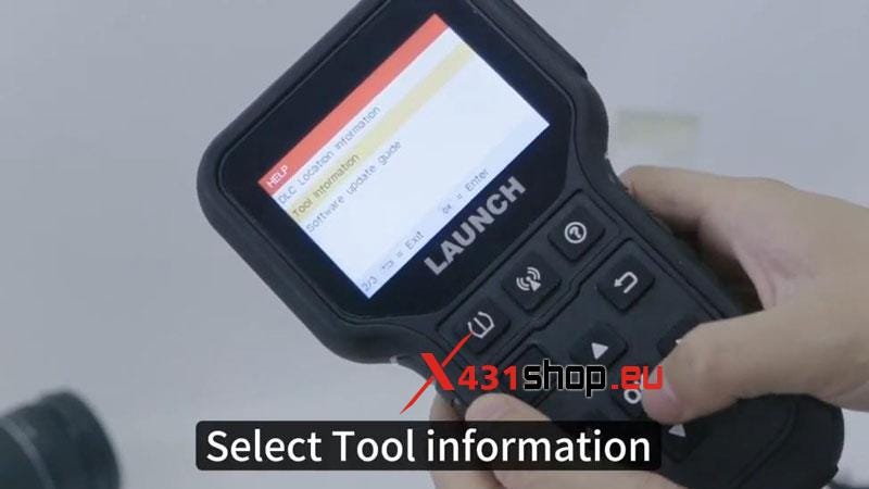 LAUNCH CRT5011E TPMS ツールのアップグレード