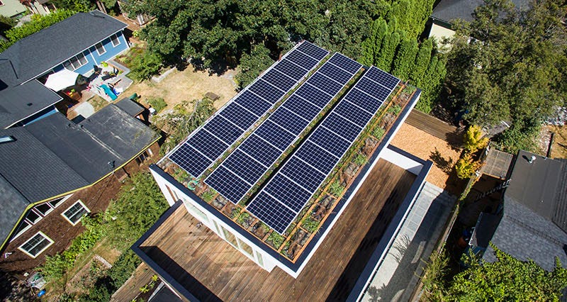 Capitol Hill 5-Star Built Green Home roof