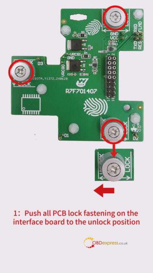 How to install the Yanhua ACDP Module 34 interface board