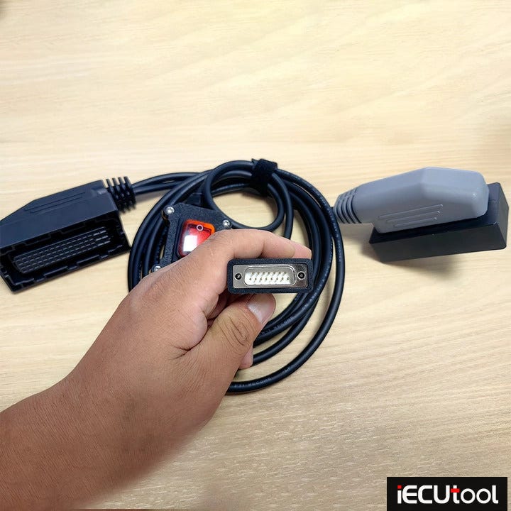 How to Connect Volvo TRW EMS2.x Bench Cable with Foxflash