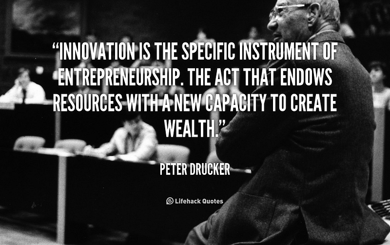 peter, drucker, innovation, entrepreneurship, invent