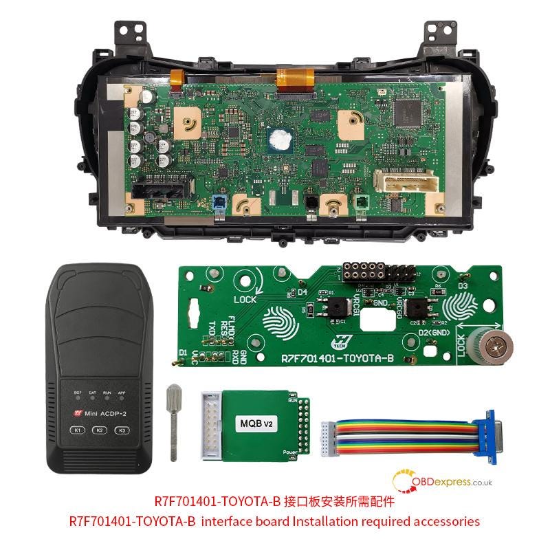 How to Choose Yanhua Interface Board for Toyota R7F701401
