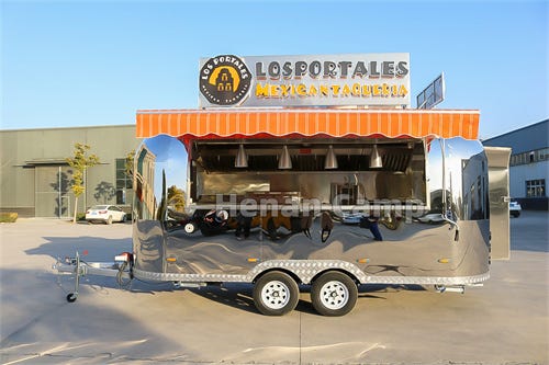 stainless steel food trailer