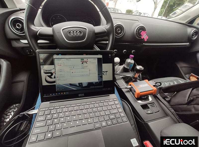 FoxFlash Read and Write Audi EDC17C64 via OBD VR