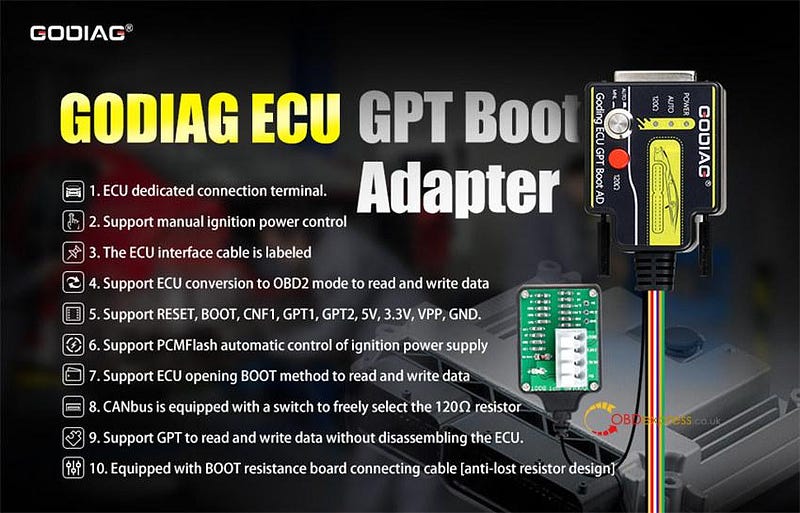 Godiag ECU GPT Boot Adapter and SM2 Pro Read Mazda 3 ECU