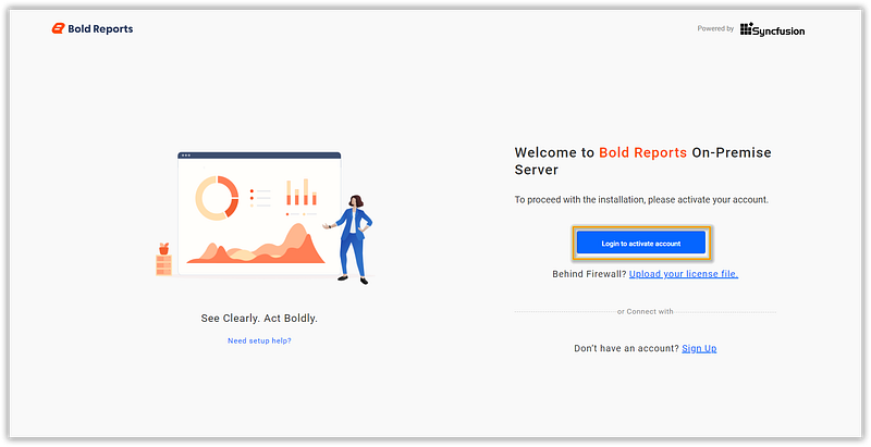 Activate Account Page