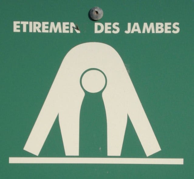 éviter les courbatures